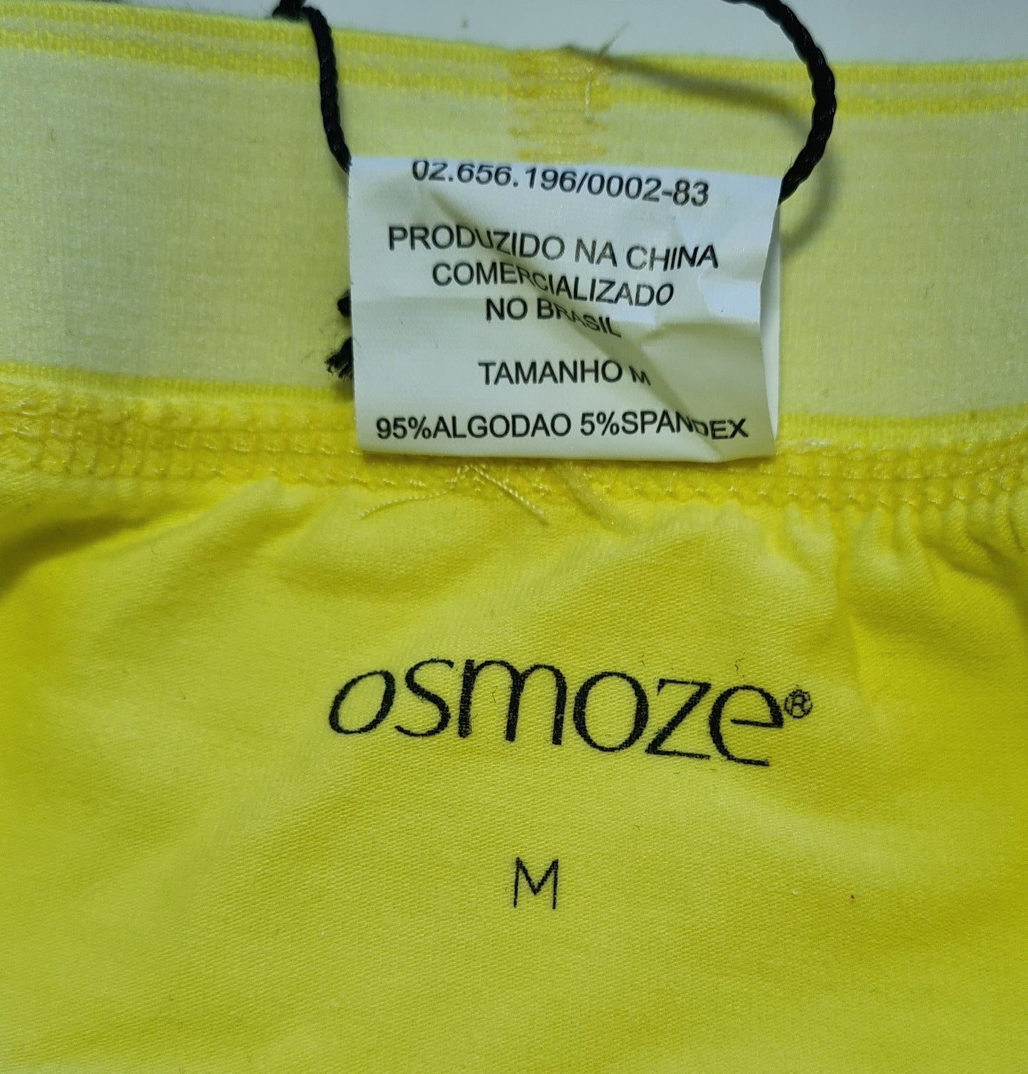 Osmoze Boxer Shorts Briefs Brazillian Designer Yellow Medium