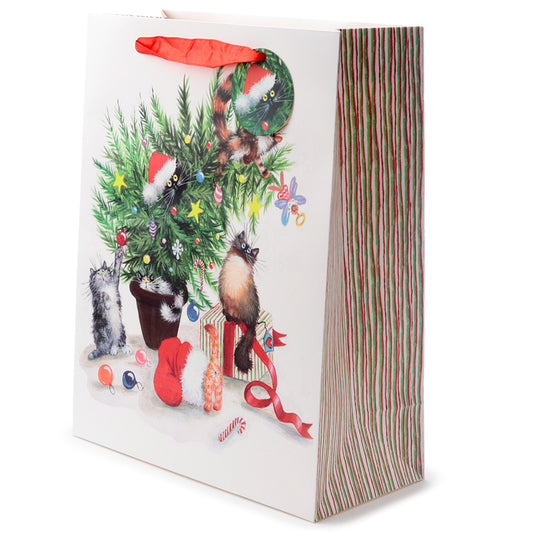 Gift Bag (Large) - Kim Haskins Christmas Cats