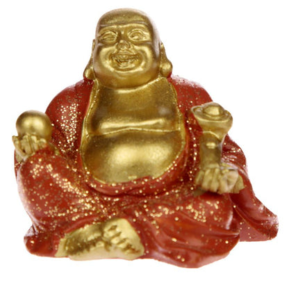 Lucky Glitter Buddha Mini Collectable Figurine