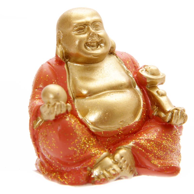 Lucky Glitter Buddha Mini Collectable Figurine