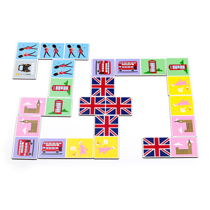 Kids Dominoes Set - London 28 pieces