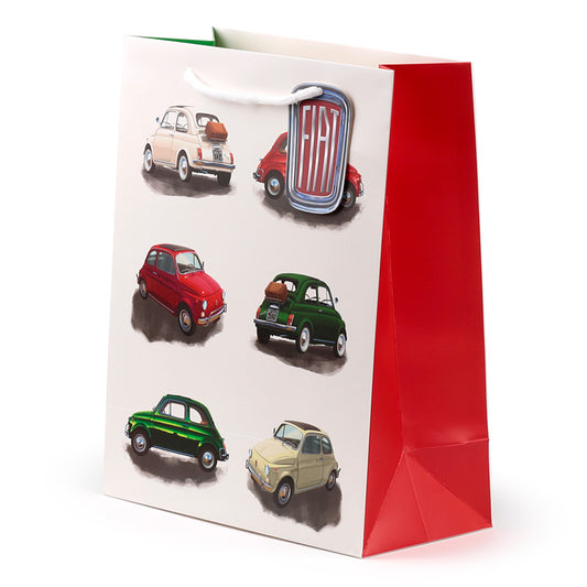 Gift Bag (Large) - Fiat 500 Retro Repeat