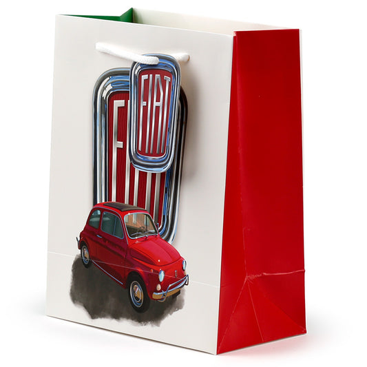 Gift Bag (Medium) - Fiat 500 Red & White