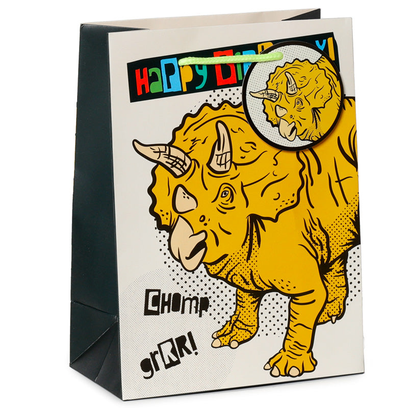 Gift Bag (Medium) - Happy Birthday Dinosauria