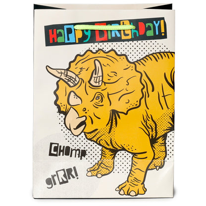 Gift Bag (Medium) - Happy Birthday Dinosauria