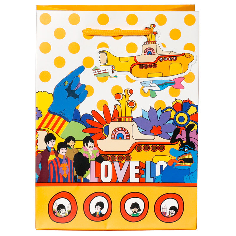 Gift Bag (Medium) - The Beatles Yellow Submarine LOVE