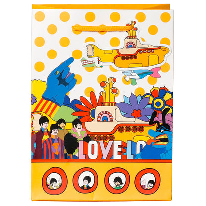 Gift Bag (Medium) - The Beatles Yellow Submarine LOVE