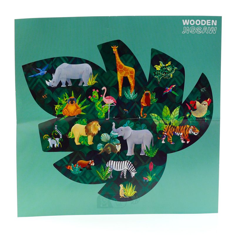 130pc Wooden Jigsaw Puzzle - Animal Kingdom