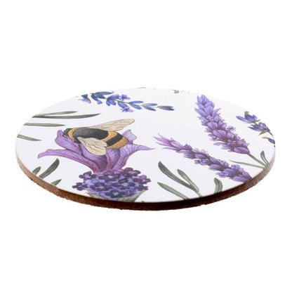 Set of 4 Cork Novelty Coasters - Nectar Meadows