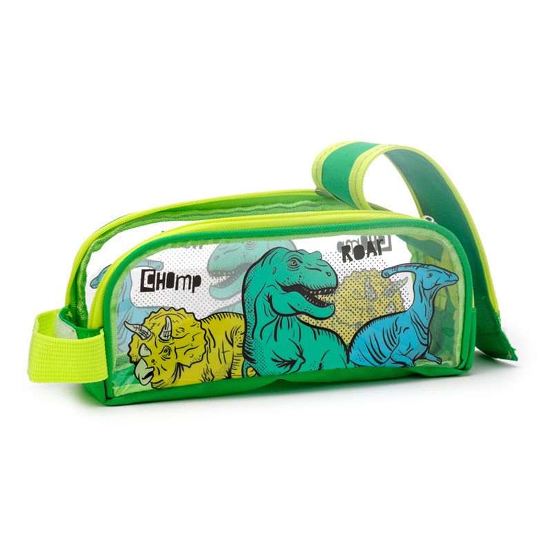 Dinosauria Clear Window Pencil Case