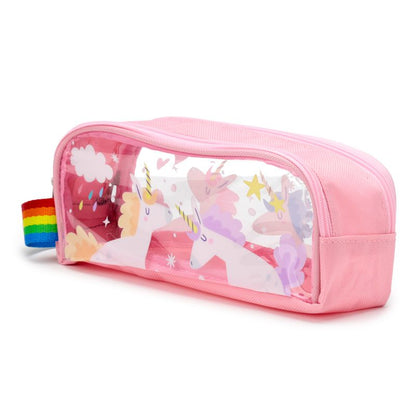 Unicorn Magic Clear Window Pencil Case