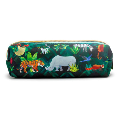 Animal Kingdom Canvas Pencil Case