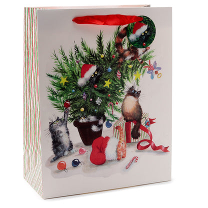 Gift Bag (Large) - Kim Haskins Christmas Cats