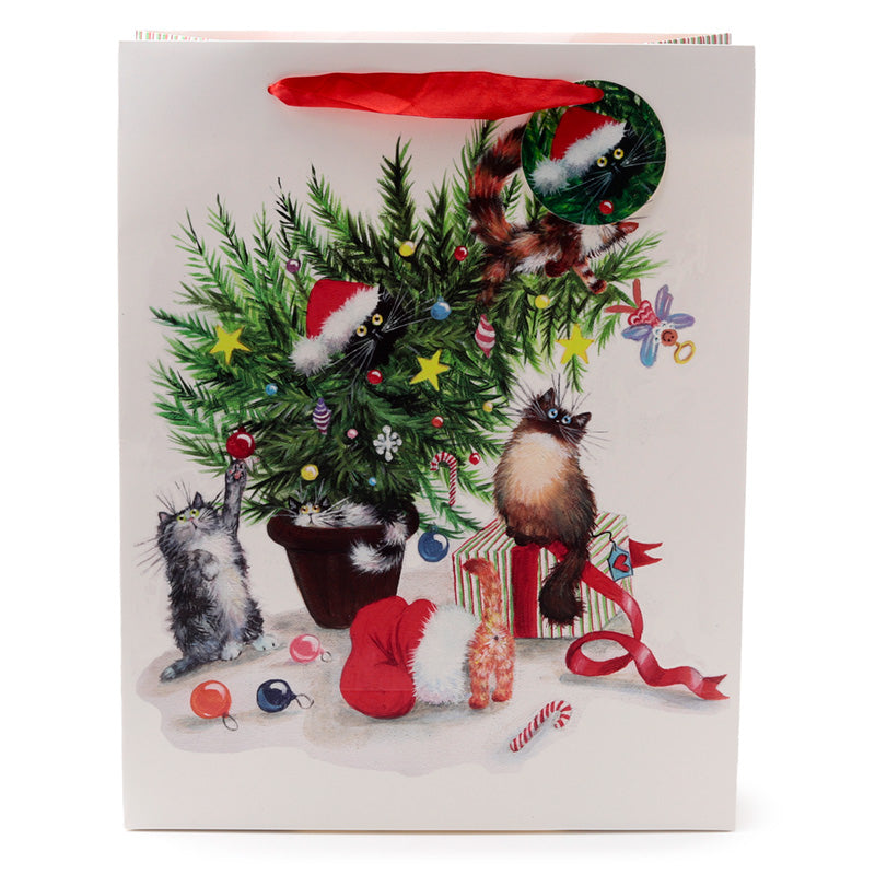 Gift Bag (Large) - Kim Haskins Christmas Cats