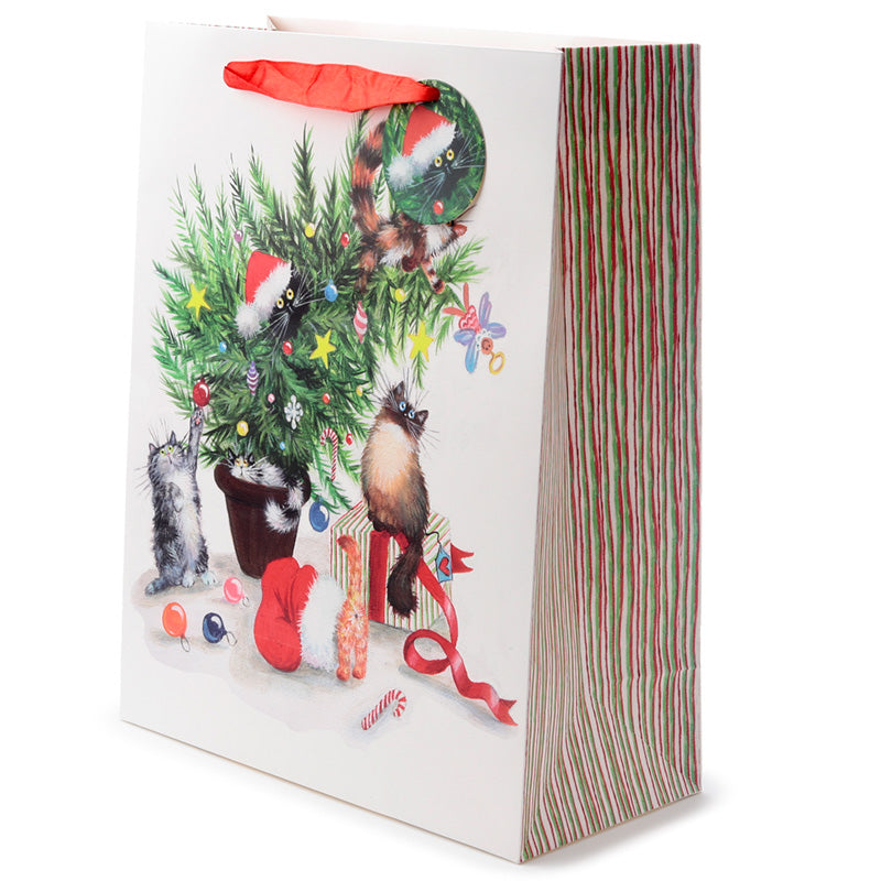 Gift Bag (Large) - Kim Haskins Christmas Cats