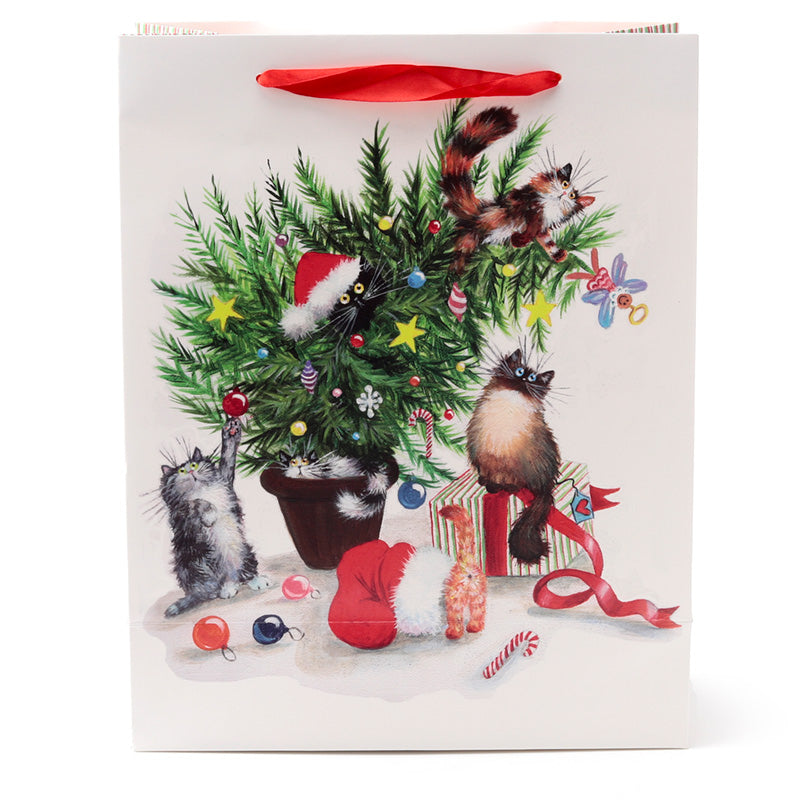 Gift Bag (Large) - Kim Haskins Christmas Cats