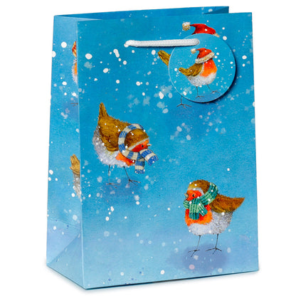 Gift Bag (Medium) - Jan Pashley Christmas Robin