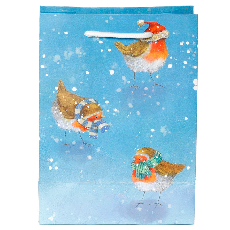 Gift Bag (Medium) - Jan Pashley Christmas Robin