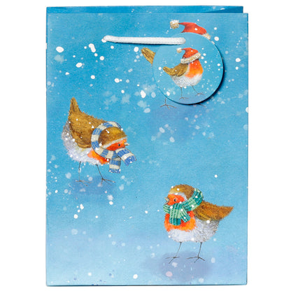 Gift Bag (Medium) - Jan Pashley Christmas Robin