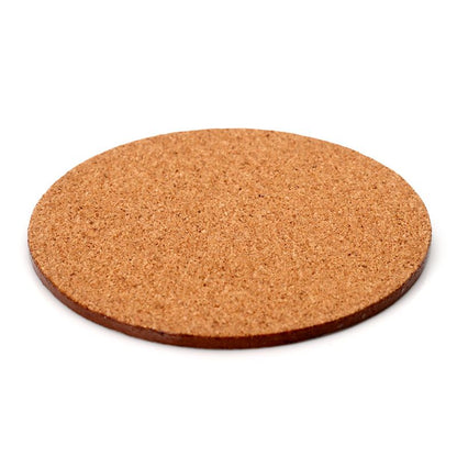 Set of 4 Cork Novelty Coasters - Christmas Winter Botanicals