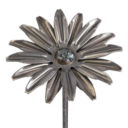 Hand Forged Metal Daisy On Stem 90mm Diameter 275mm Long