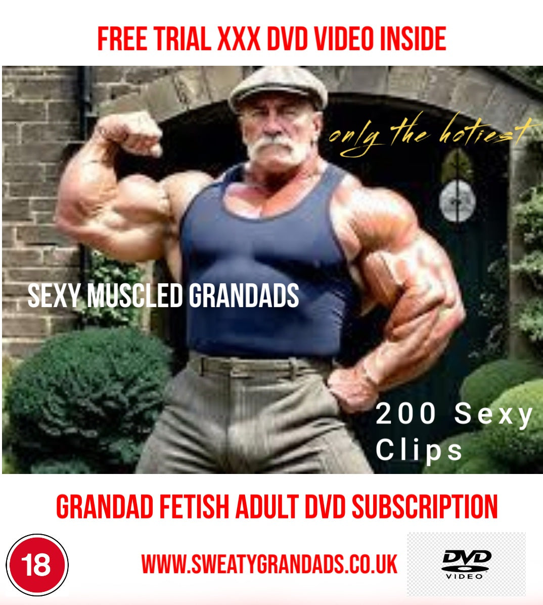 Funny S*xy Grandad DVD Post Prank Mail Postal Package Adult Joke