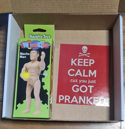 Funny M*sturbation Man Post Prank Mail Postal Package Adult Joke Humour Rude