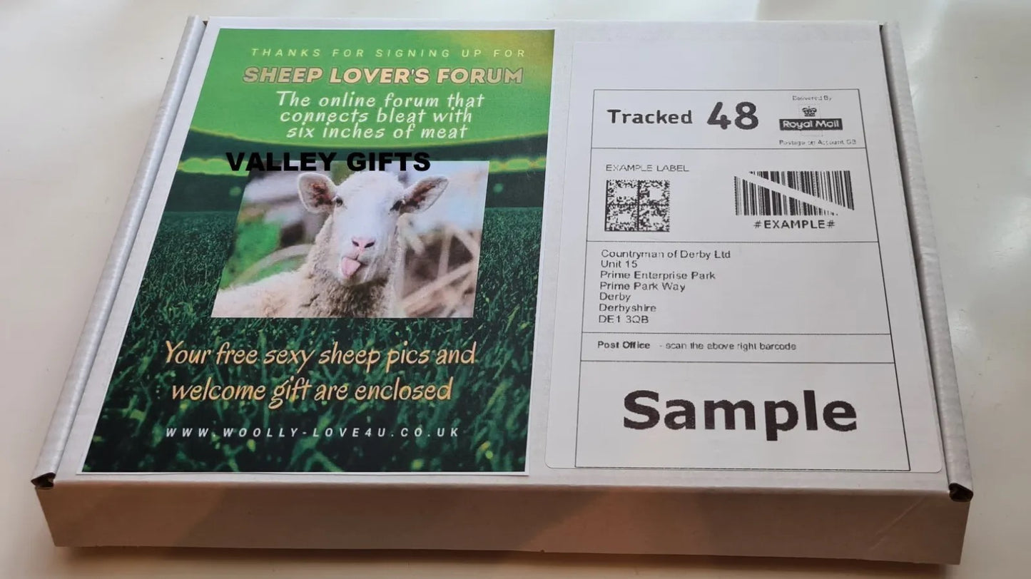 Funny Sheep Lover Kit Pack Post Prank Mail Postal Package Adult Joke