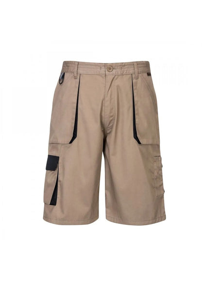 Portwest Texo Shorts TX14 Builder Plumber Electrician Khaki Size Large 7 pockets