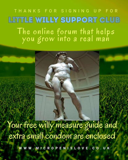 Small Willy Condom Post Prank Mail Postal Package Adult Joke Humour Rude